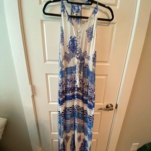 Floor length maxi dress